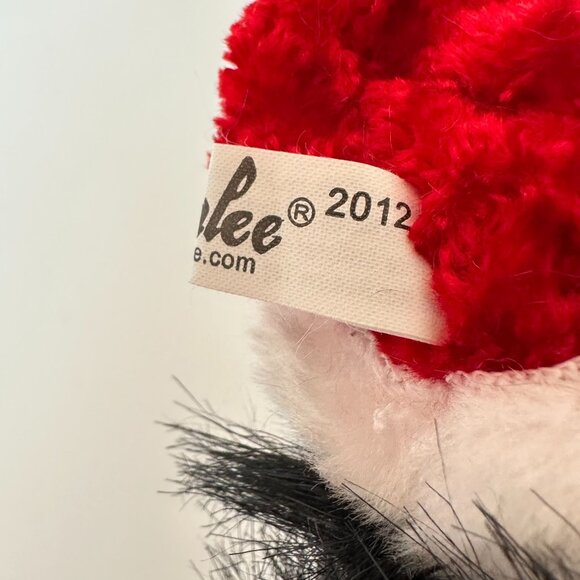 Annalee 2012 Posable 7" Holiday Zebra Carrying Presents with Christmas Hat Gifts - Picture 6 of 10